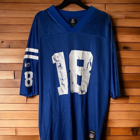 Reebok NFL Manning Jersey Distressed Sz.XL - Picture 6 of 7